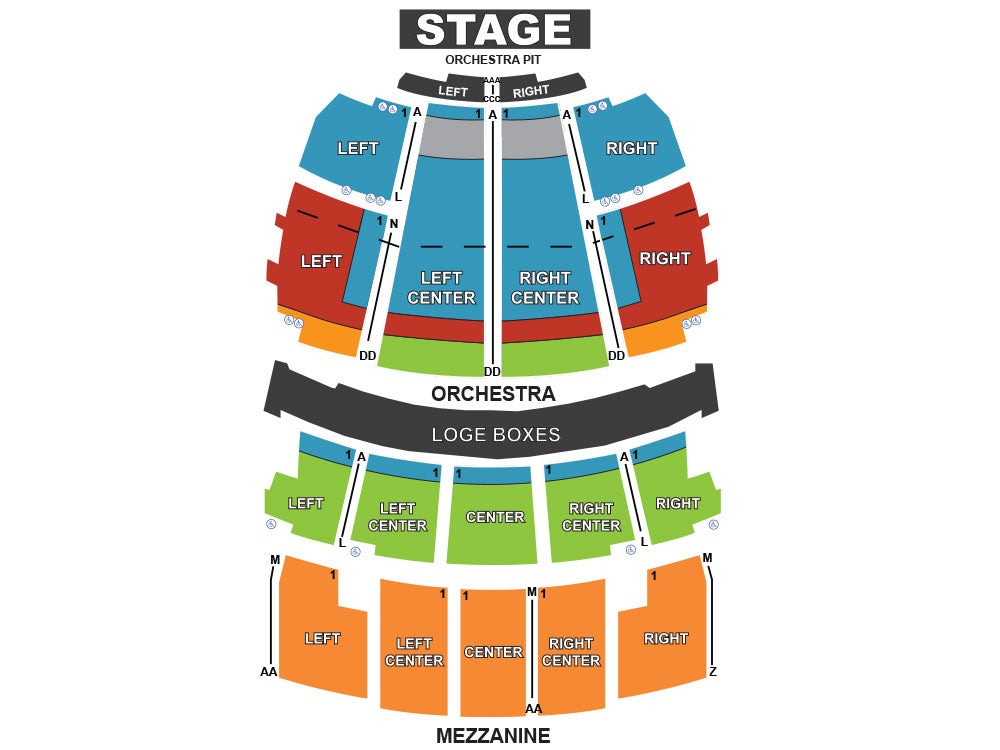 Muny Seating Chart