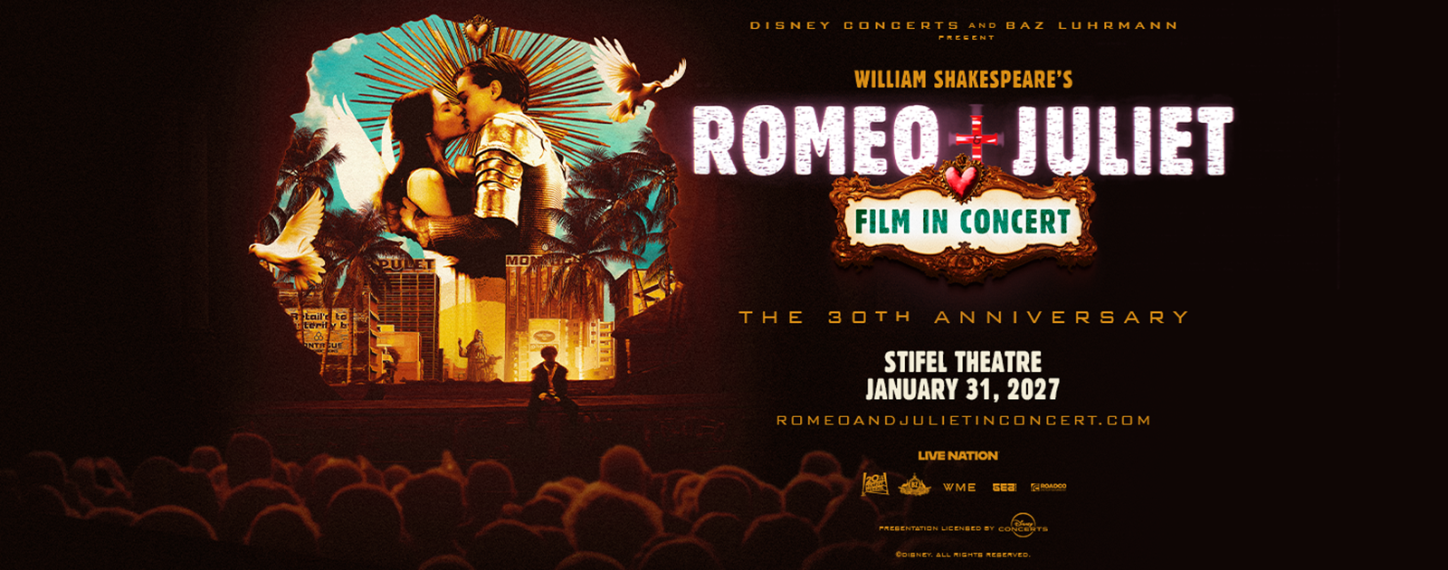 William Shakespeare’s Romeo + Juliet Film in Concert 