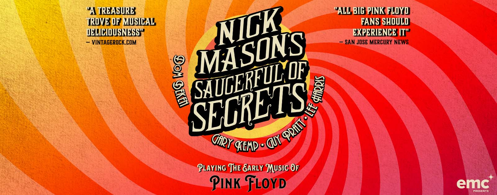 POSTPONED - Nick Mason’s Saucerful of Secrets